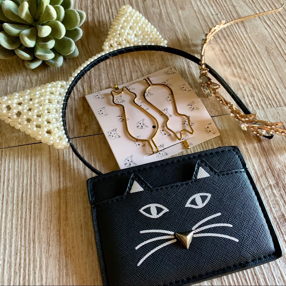 Francesca’s- Cat Lovers Accessories & Card Case